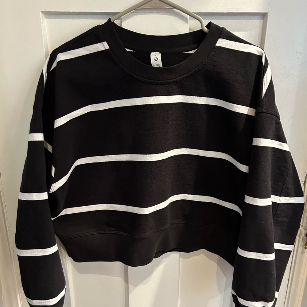 Lululemon Perfectly Oversized Cropped Crew Size 8